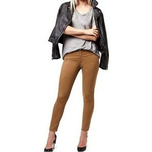 Topshop leigh tan jeans 25